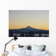 Silhouette Of Mountain Peak At Sunrise Wall Mural