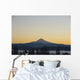 Silhouette Of Mountain Peak At Sunrise Wall Mural