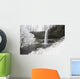 Waterfall In Winter Wall Mural