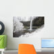 Waterfall In Winter Wall Mural