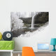 Waterfall In Winter Wall Mural