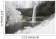 Waterfall In Winter Wall Mural