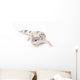 Snow Leopard Gecko Wall Decal