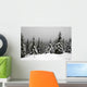 Snow-covered Resin Goetheweg Middle Wall Decal
