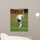 Teen Soccer Player Action Wall Mural