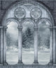 Gothic Winter Scenery Wall Mural