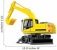 Yellow Construction Excavator Wall Decal