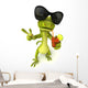 Lizard Vacation Wall Decal
