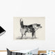 Half Bred Shepherd Dog With Hostile Intentions Wall Mural