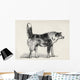 Half Bred Shepherd Dog With Hostile Intentions Wall Mural