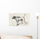 Dog Approaching Another Dog With Hostile Intentions Wall Mural