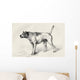 Dog Approaching Another Dog With Hostile Intentions Wall Mural