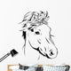 Icelandic Horse Portrait Wall Decal