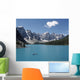 Canoeing On Moraine Lake, Banff National Park Wall Mural