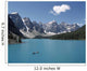 Canoeing On Moraine Lake, Banff National Park Wall Mural