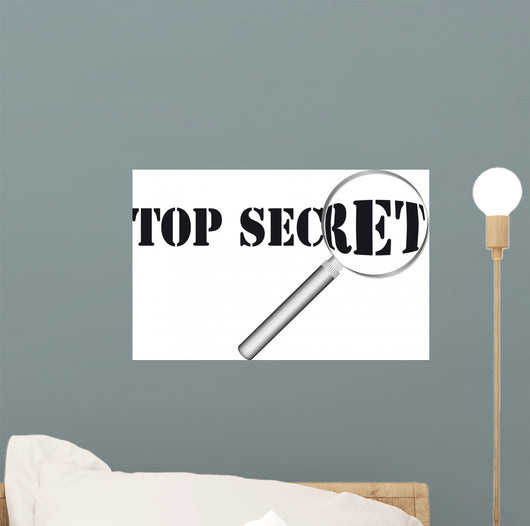 top secret Wall Decal