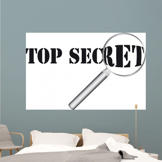 top secret Wall Decal