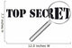 top secret Wall Decal
