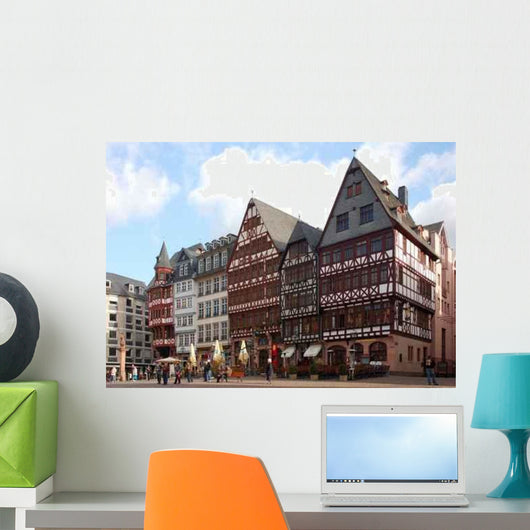 Fachwerkhauser Am Romerberg Frankfurt Wall Decal