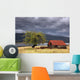 Shack In A Field Wall Mural
