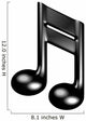 Musical Symbol Wall Decal