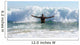Man Body Surfing Wall Mural