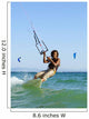 Man Kitesurfing Wall Mural