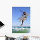 Young Man Kite Surfing Wall Mural