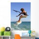 Young Man Kite Surfing Wall Mural