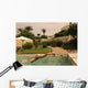 Woman Diving Into Swimming Pool Wall Mural
