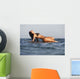 Woman Lying On The Water Wall Mural