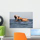 Woman Lying On The Water Wall Mural