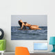 Woman Lying On The Water Wall Mural
