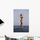 Woman Standing On The Water Wall Mural