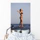 Woman Standing On The Water Wall Mural