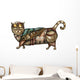 Chill Steam Punk Cat Wall Decal