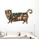 Chill Steam Punk Cat Wall Decal