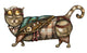Chill Steam Punk Cat Wall Decal