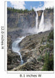 The Twin Falls In Yoho National Park, British Columbia, Canada Wall Mural