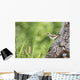 Spotted Sandpiper On A Tree Trunk Wall Mural