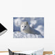 Arctic Fox Exploring Fresh Snow Wall Mural