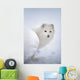 Arctic Fox Exploring Fresh Snow Wall Mural