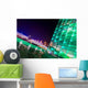 Bright Green Buildings Wall Decal