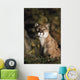 Portrait Of Mountain Lion Wall Mural