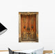Old door with gold ornaments Wall Mural