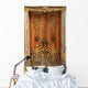 Old door with gold ornaments Wall Mural