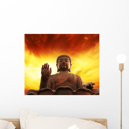 Statue of buddha Wall Mural