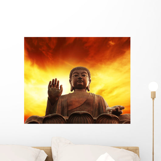 Statue of buddha Wall Mural