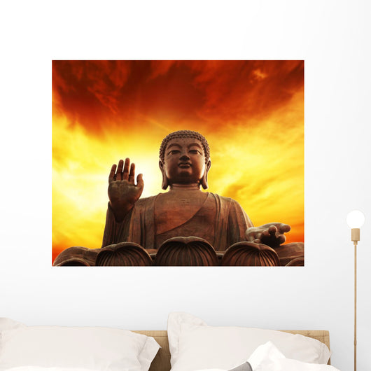 Statue of buddha Wall Mural