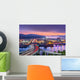 Charleston West Virginia USA Skyline Evening Wall Decal
